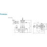 Насос фекальный LEO 50WQD8-16-1.1F (1.1кВт, 29 м3/ч, H-18 м, d патр. 50 мм, до 20%, до 20 мм) L7583